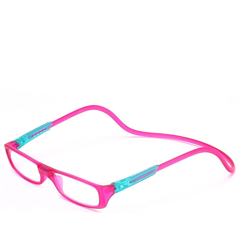Fashion Juggle Reading Glasses Magnet Folding Convenient Ultra-light Hyperopia Glasses