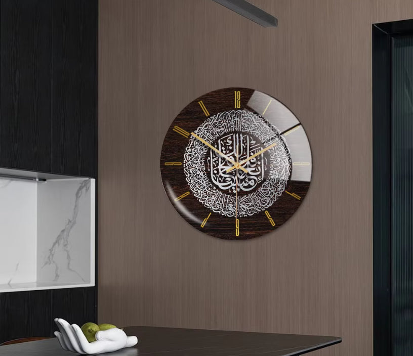 Round Acrylic Wall Clock For Living Room Decoration