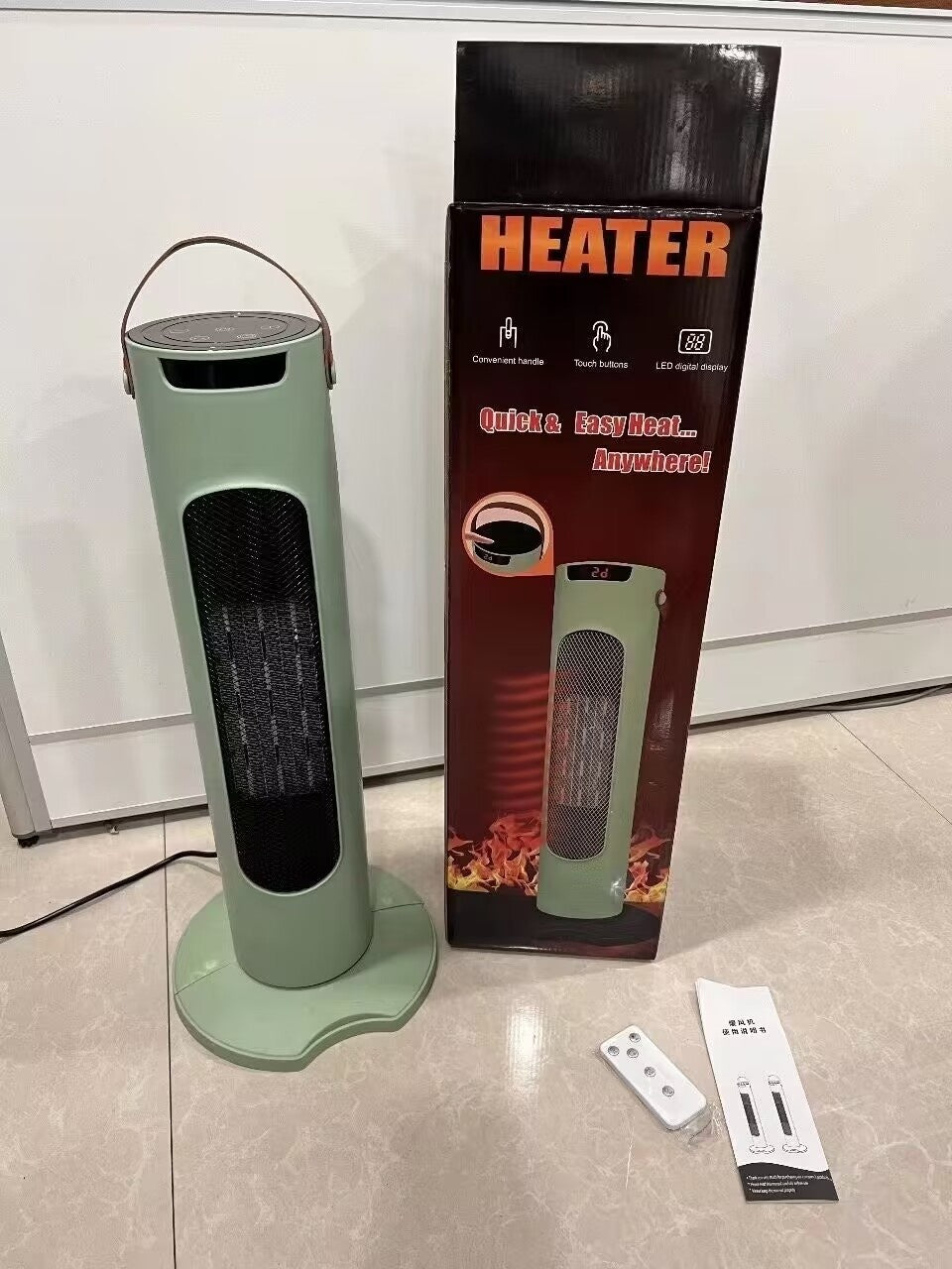 Household Heater Vertical Intelligent Remote Control Electric Heater