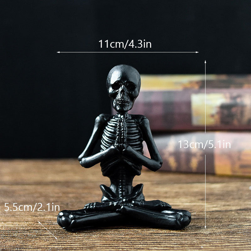 Halloween Yoga Skeleton