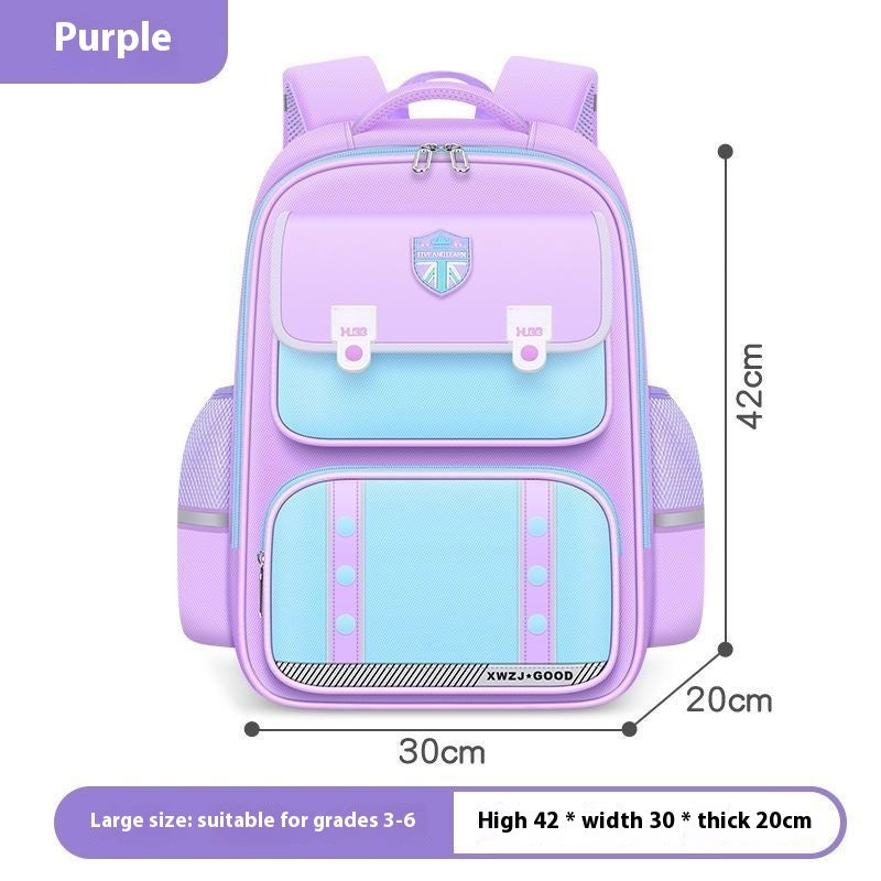 British Style Children's Schoolbag Primary School