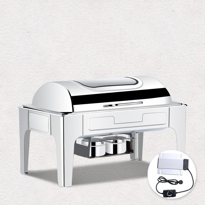 Stainless Steel Straight Leg Hydraulic Buffer Buffet Stove