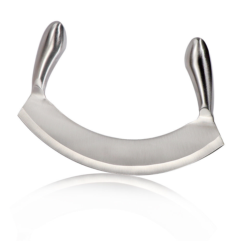 Double Handle Swing Stainless Steel Bread Knife
