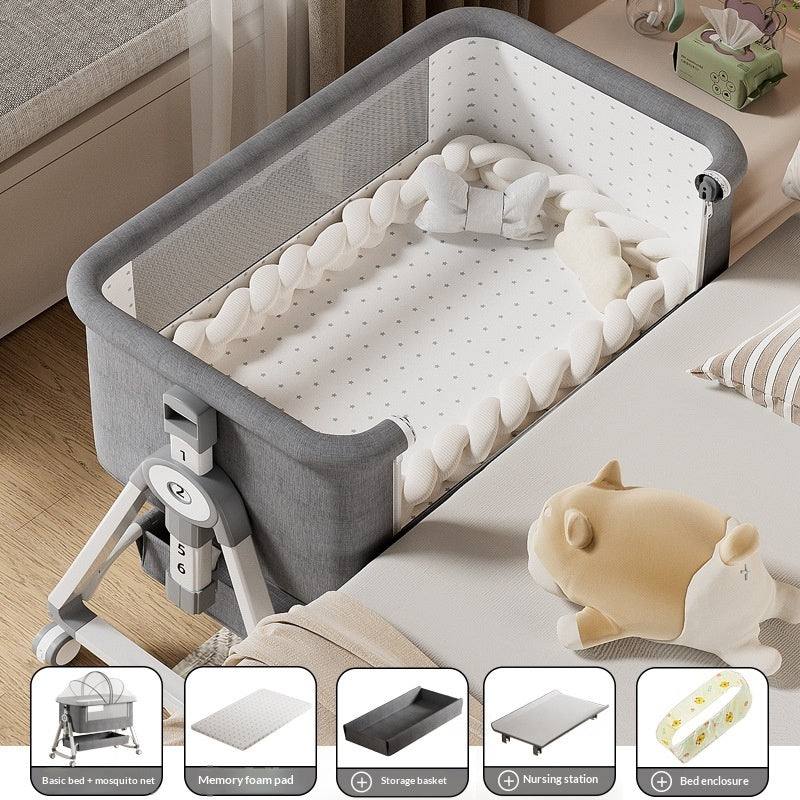 Multifunctional Portable And Mobile Baby Cradle Bed For Infants