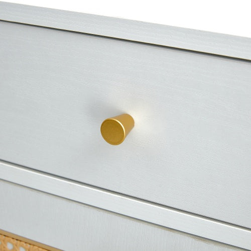 Modern Minimalist Storage Cabinet, Rattan Shoe Cabinet, Bed Top Cabinet. Beautiful Shape, Suitable For Corridors And Living Rooms