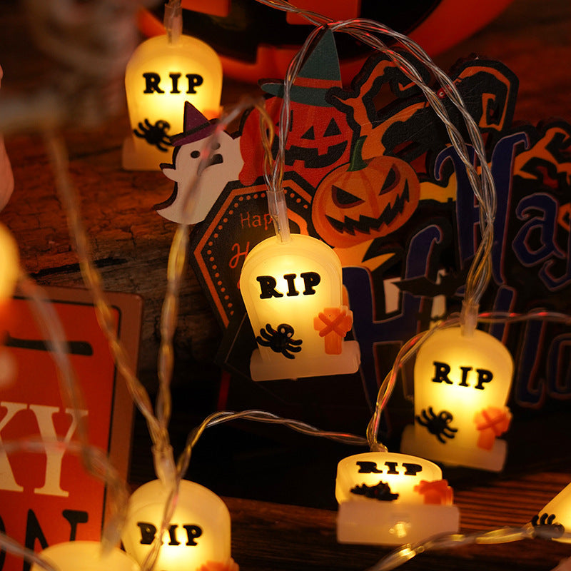 Halloween pumpkin fairy lights