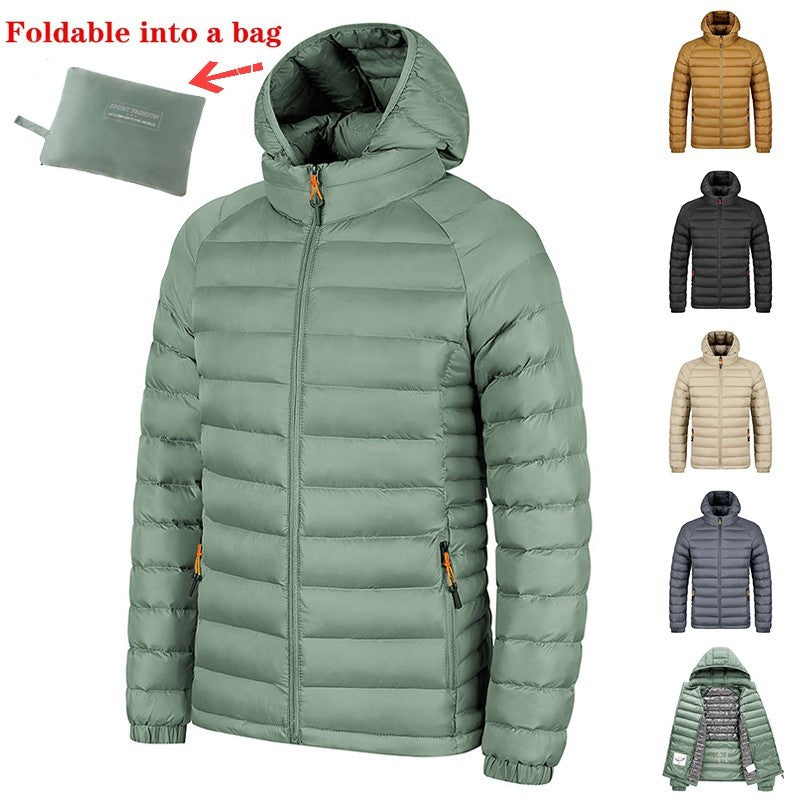 Abrigo con capucha de invierno