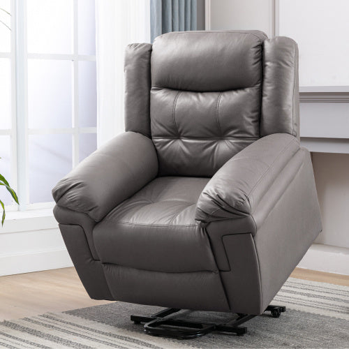 Power Lift Recliner,Lift Chairs Recliners For Elderly, Electric Massage Heating Chair For Seniors Living Room Armchair-Tech Cloth