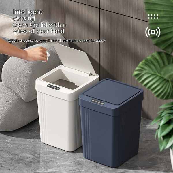 Papelera de baño automática