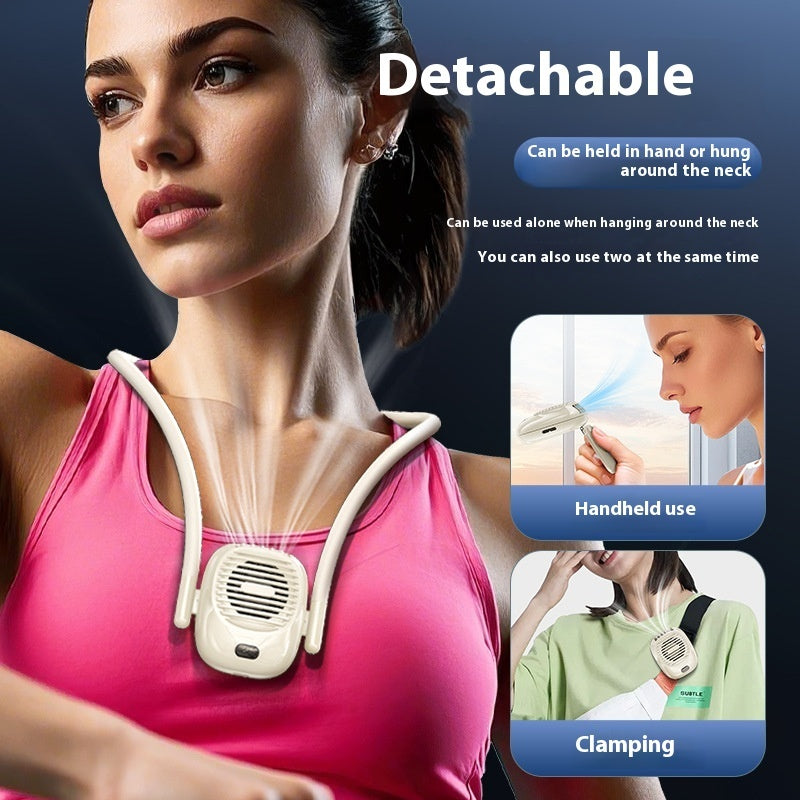 Ultra-long Life Battery Refrigeration USB Charging Mini Folding Noiseless Small Fan