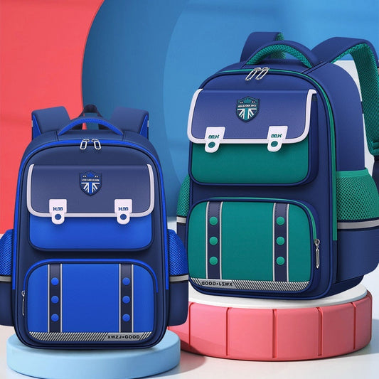 British Style Children's Schoolbag Primary School