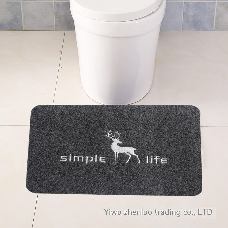 Polyester Fiber Bathroom Nonslip Carpet