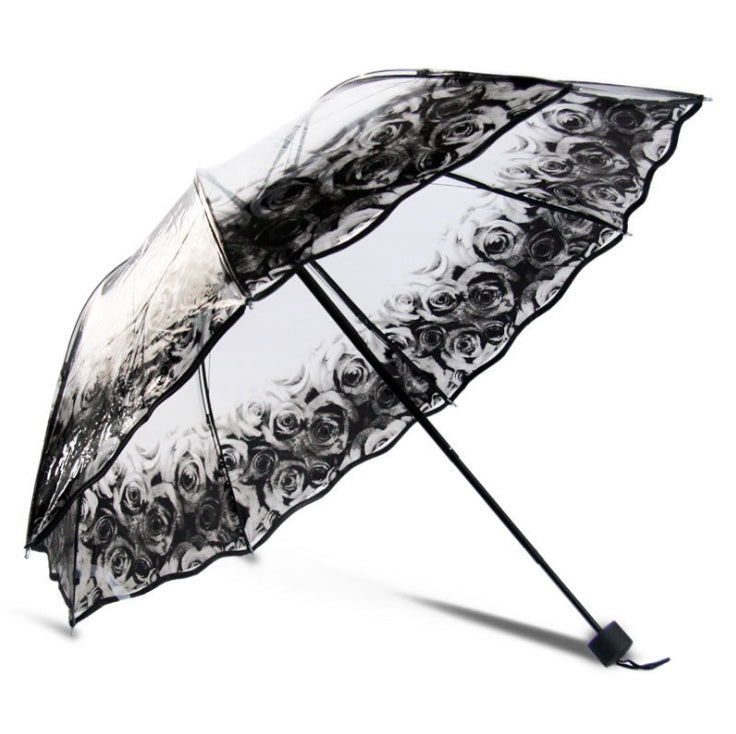 Transparent umbrella print umbrella