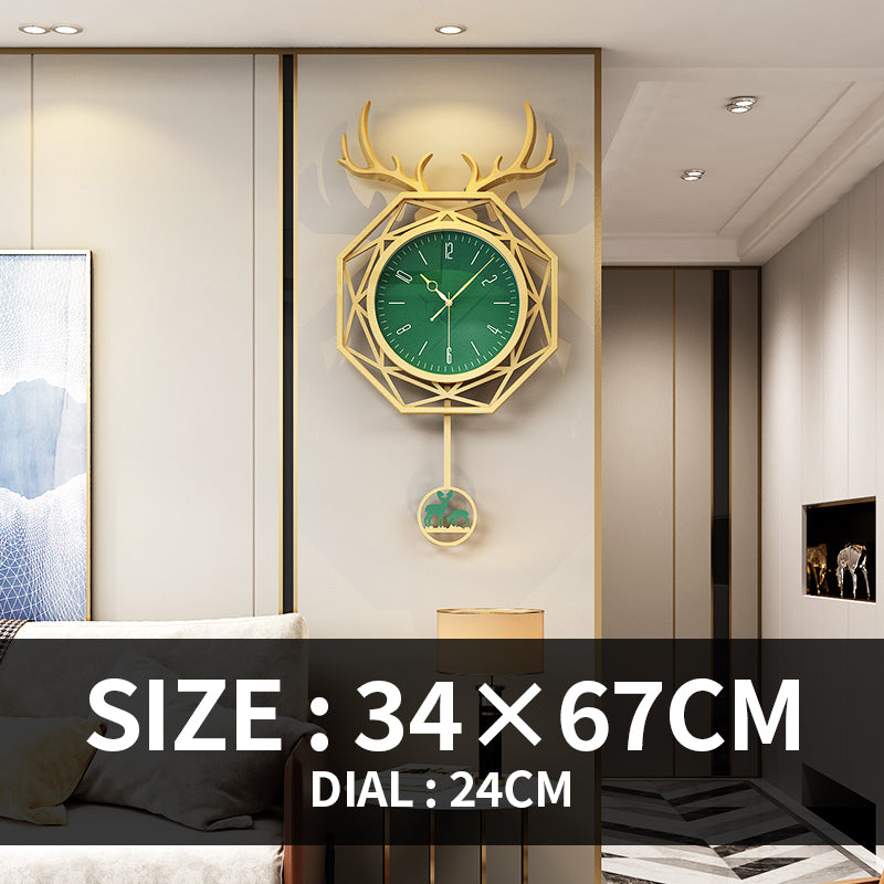 Modern Minimalist Clock Wall Hanging Net Celebrity Household Light Luxury Wall Watch