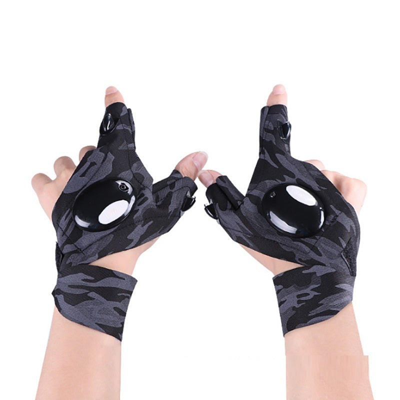 Flashlight glove