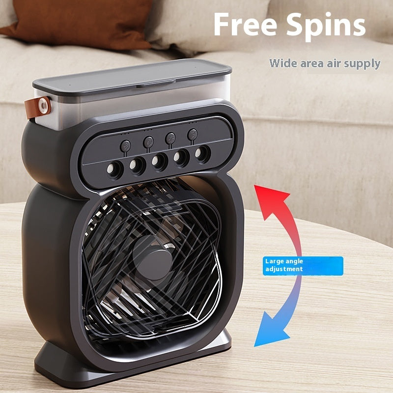 Desktop USB Small Fan Mini Spray Air Cooler