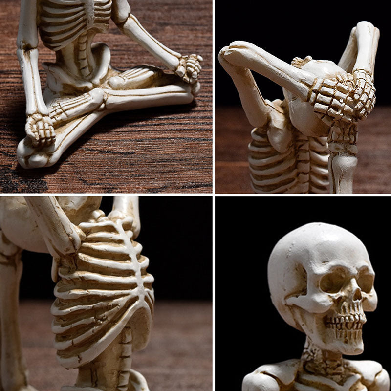 Halloween Yoga Skeleton