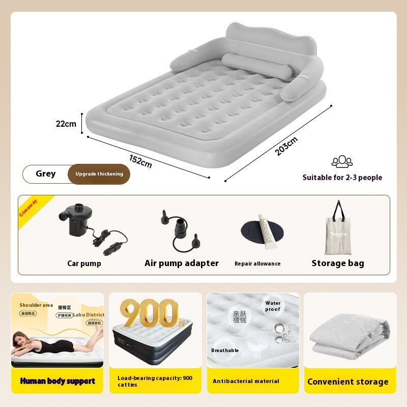 Inflatable Mattress With Electric Air Household Outdoor