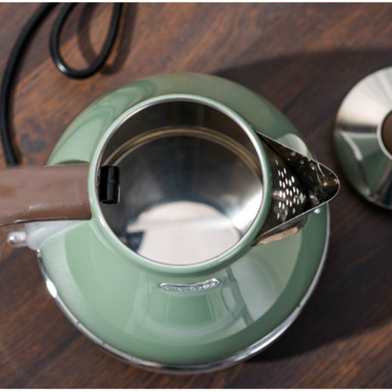 Household Retro Electric Kettle 304 Stainless Steel Automatic Power Off