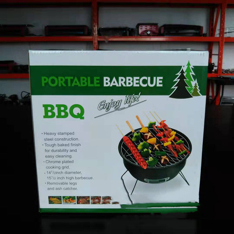 Fashion Personality Outdoor Stainless Steel Barbecue Grill