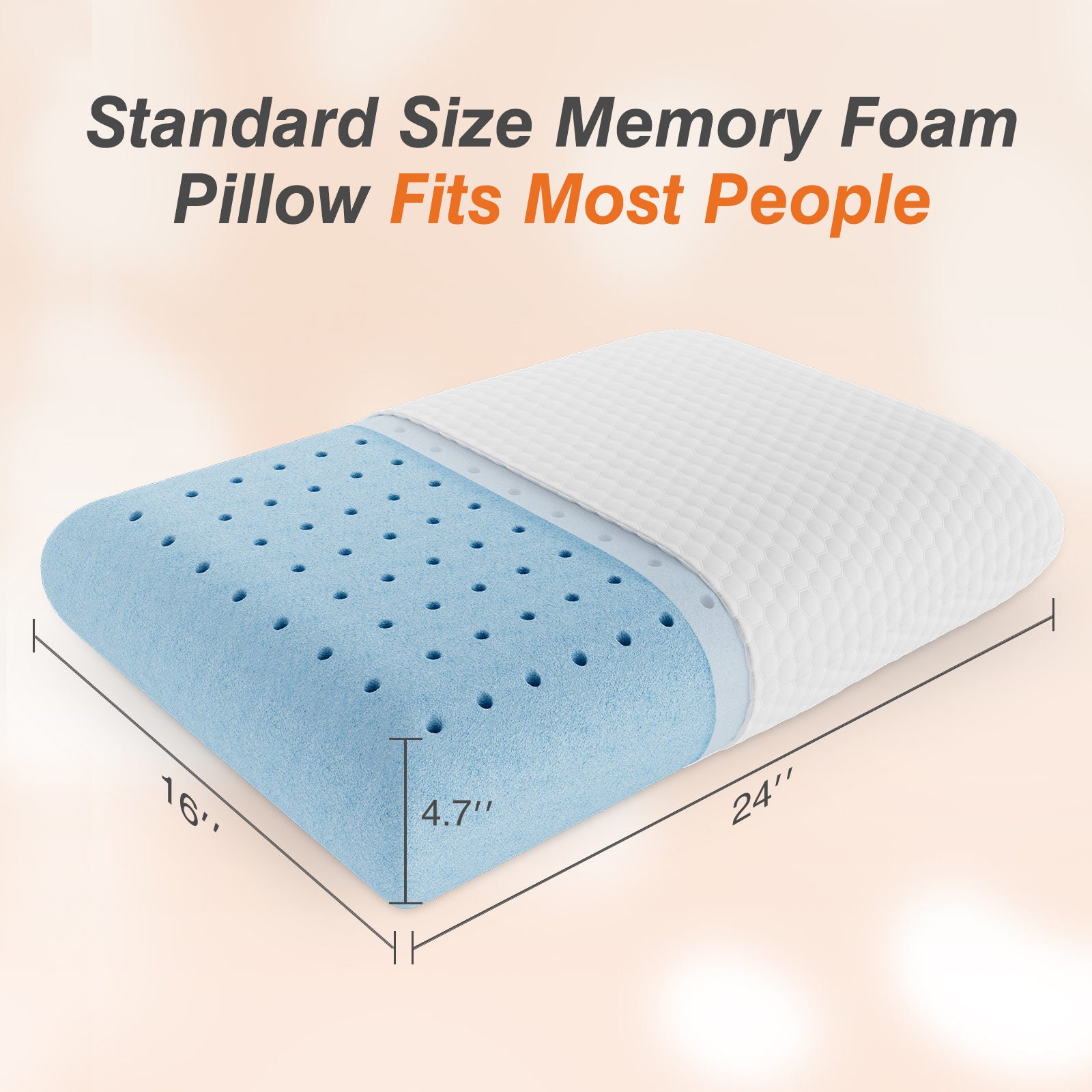 Latex pillow high pillow, high rebound and no deformation. Heightened and thickened hard bread pillow core. Rubber cervical vertebra pillow core