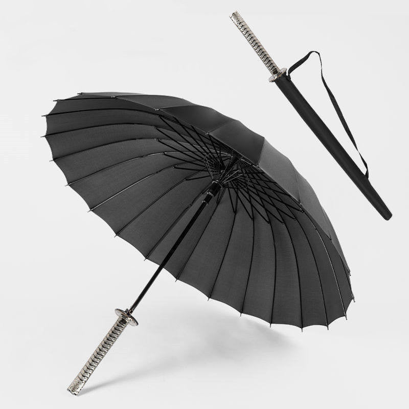 Creative Straight Blade Umbrella Sword Umbrella Simple Student