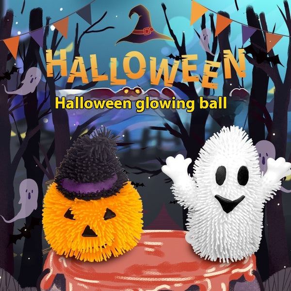 Bola luminosa de juguete de reducción de presión para Halloween