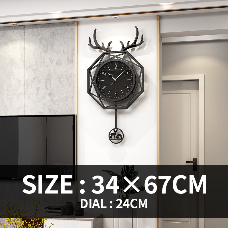 Modern Minimalist Clock Wall Hanging Net Celebrity Household Light Luxury Wall Watch