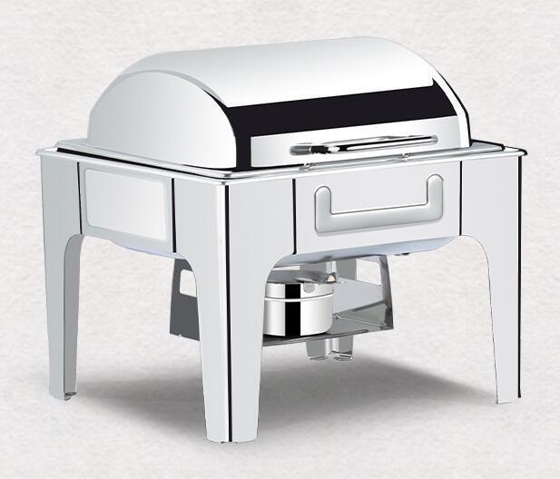 Stainless Steel Straight Leg Hydraulic Buffer Buffet Stove