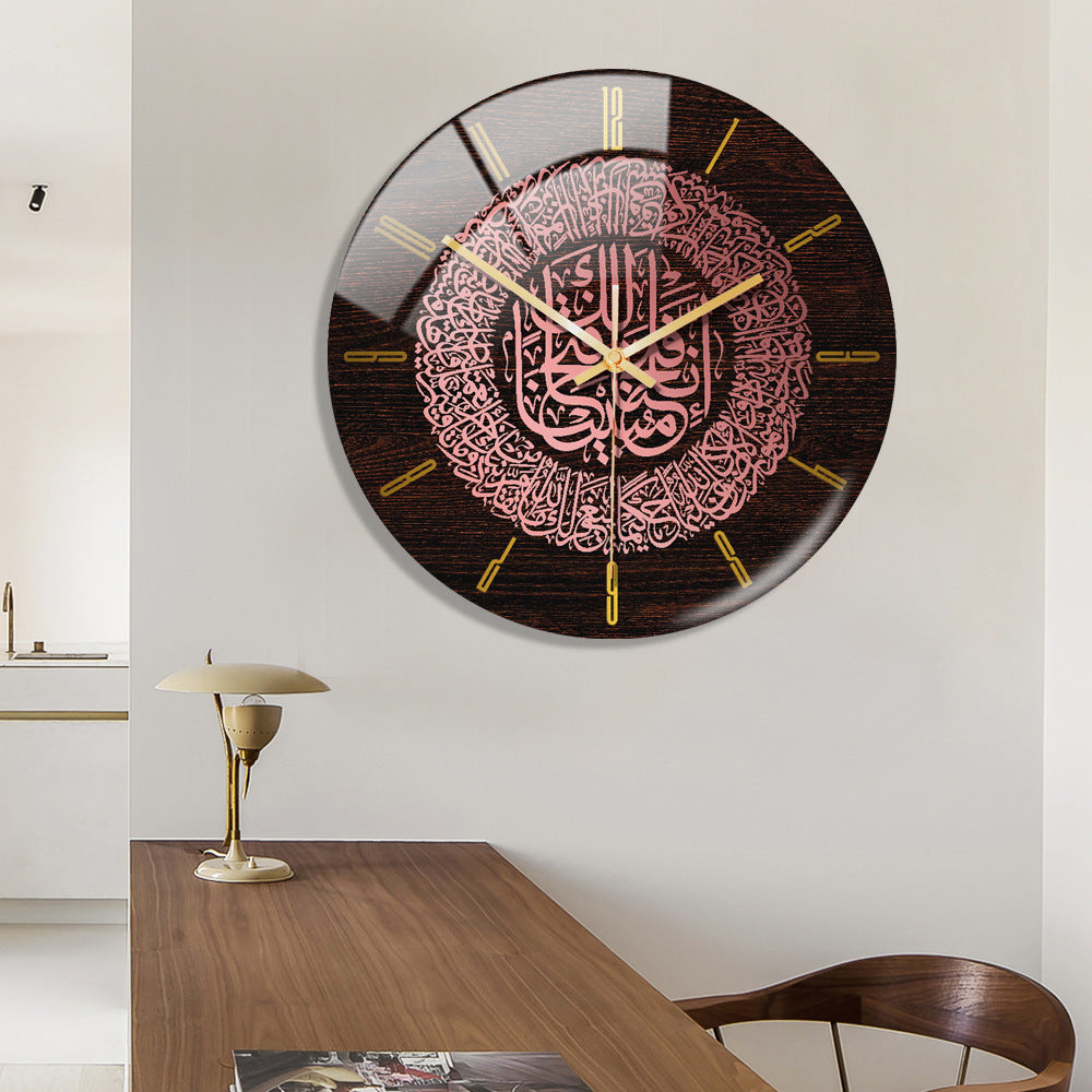 Round Acrylic Wall Clock For Living Room Decoration
