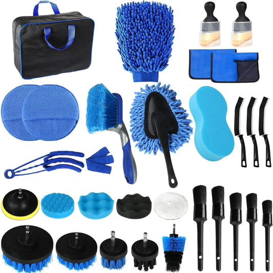 24-Piece Car Cleaning Tool Set