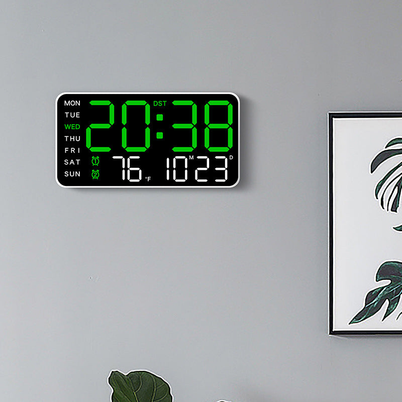 Simple Digital Clock Display Living Room