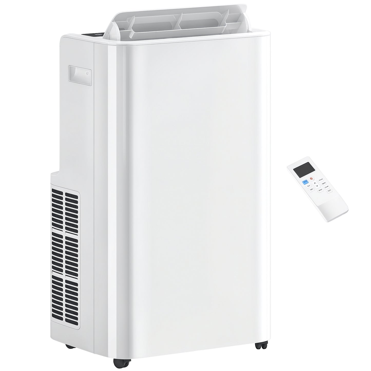 12000 BTU Portable Air Conditioner with Remote Control, Free Standing AC Unit with Built-in Cool, Dehumidifier, Fan Modes for Room Up to 550 Sq.Ft., 24 Hour Timer, Window Installation Kit