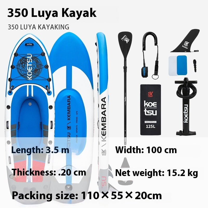 Single Double Canoe Rafting Rubber Raft