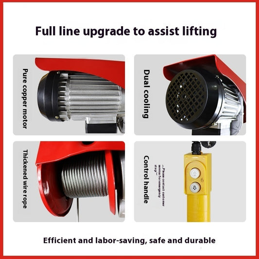 Micro Electric Hoist Household Small Crane