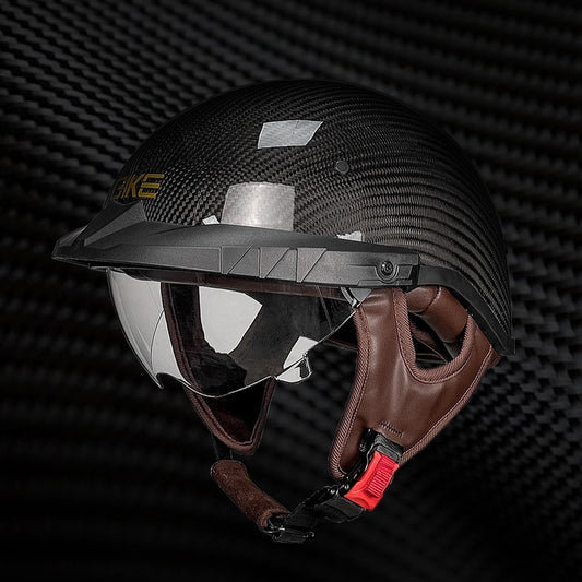 3C Carbon Fiber Half Helmet Motorcycle Helmet