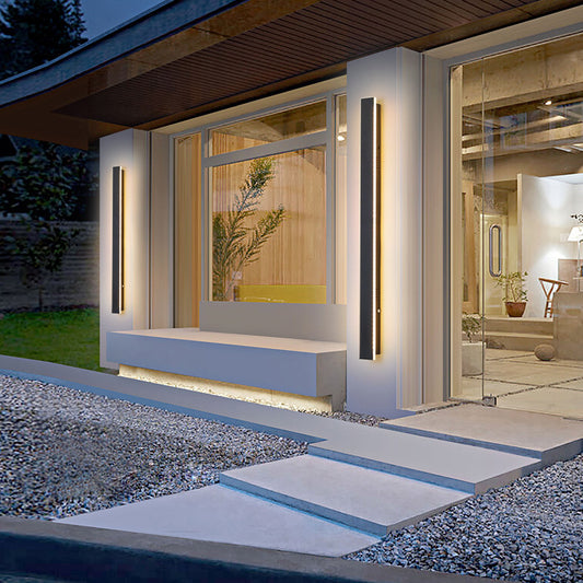 Outdoor LED Strip Straight Wall Lamp Waterproof