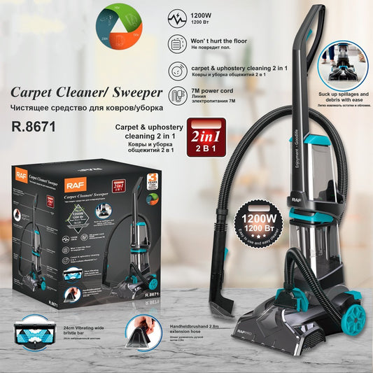 Household Two-in-one Mopping And Washing All-in-one Multi-function Sweeper