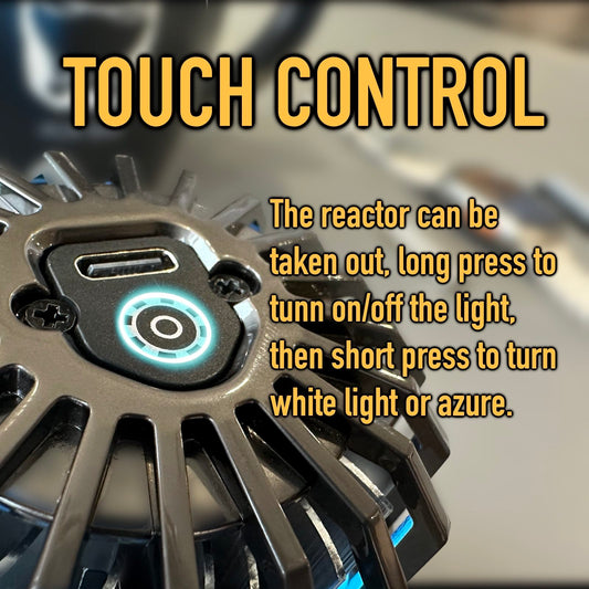 Reactor Light, Rechargeable Superhero Lamp, Multi-Color Cute Table Decor, Gift for Him.(Touch/Remote Control). Category：Home Improvement - Lights &amp; Lighting - Novelty Lighting