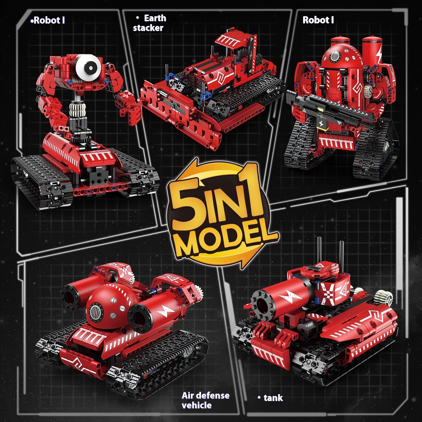 Programming Robot Electric Building Blocks Remote Control Car Toys