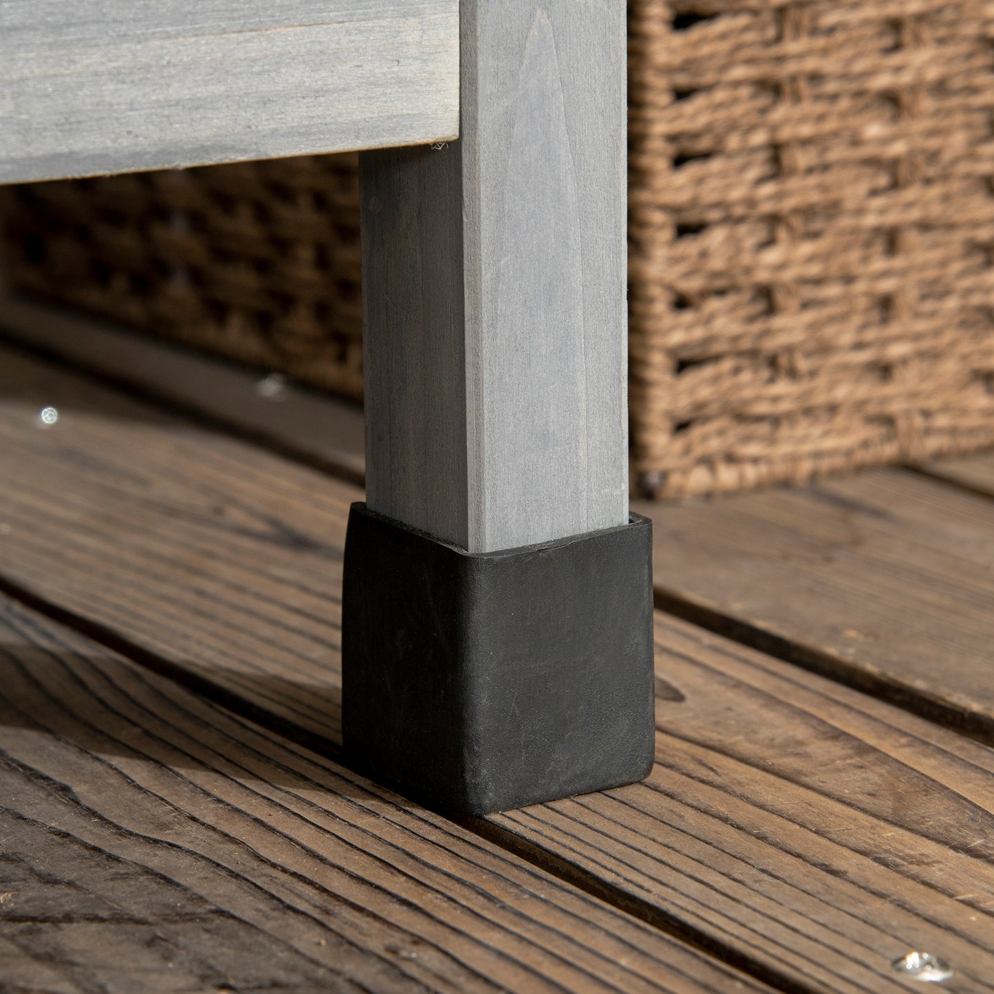 Potting Bench Table with Sink, Outdoor Work Bench Table with Storage Cabinet, Hooks, Removable Sink, Faucet and Drawer for Greenhouse, Garden, Patio, Gray