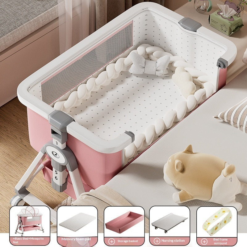 Multifunctional Portable And Mobile Baby Cradle Bed For Infants