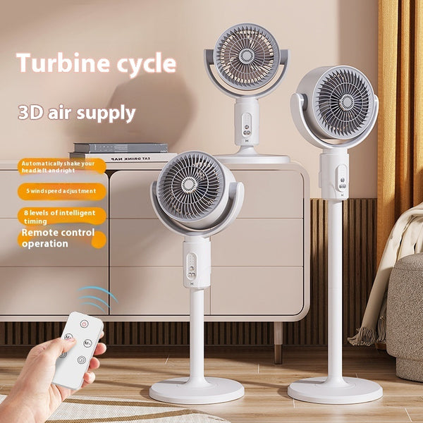 Air Circulator Remote Control Turbine 3d Shaking Head