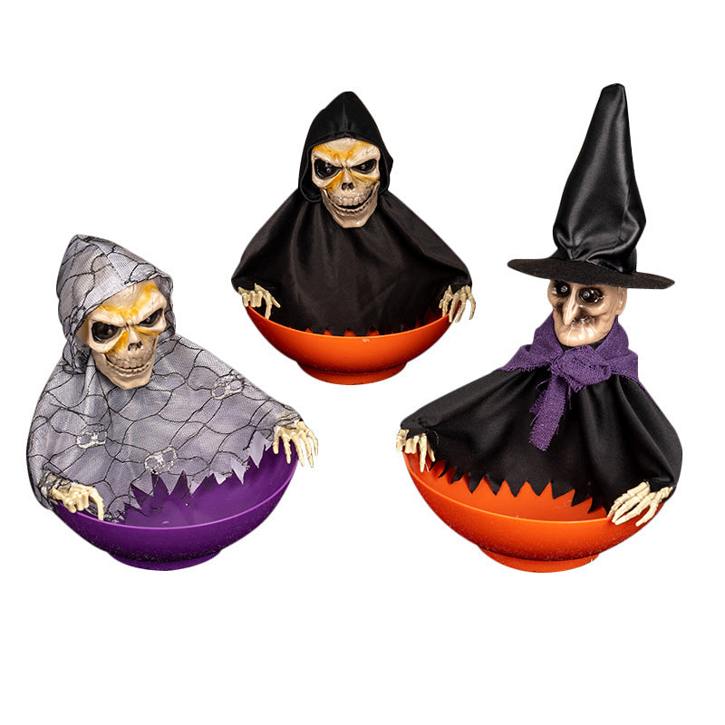 Helloween skeleton bowl