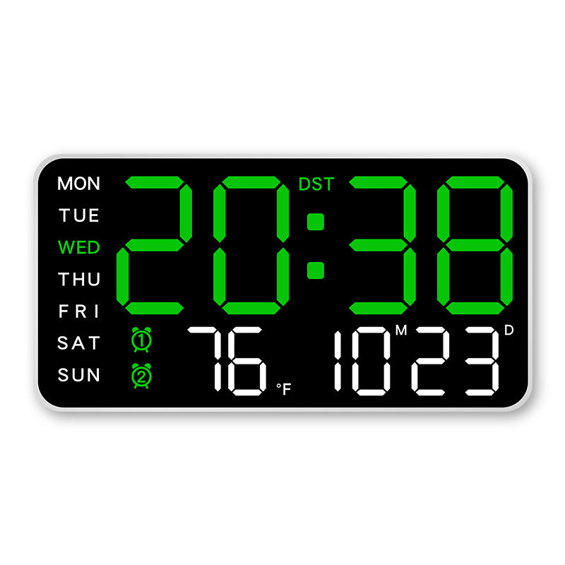 Simple Digital Clock Display Living Room