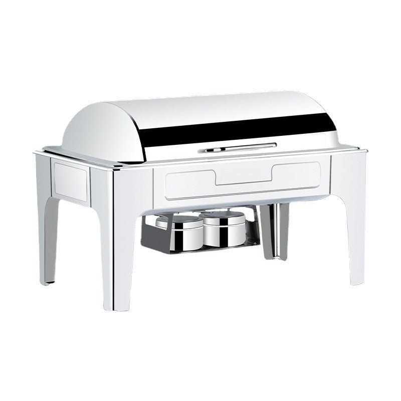 Stainless Steel Straight Leg Hydraulic Buffer Buffet Stove