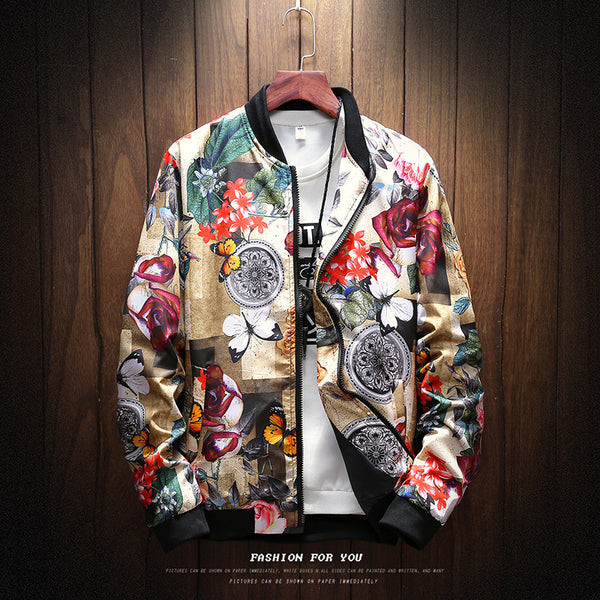 Men Japanese Bomber Jacket