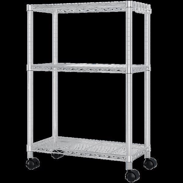 Adjustable Interlayer Spacing Six Layer Segmented Display Rack