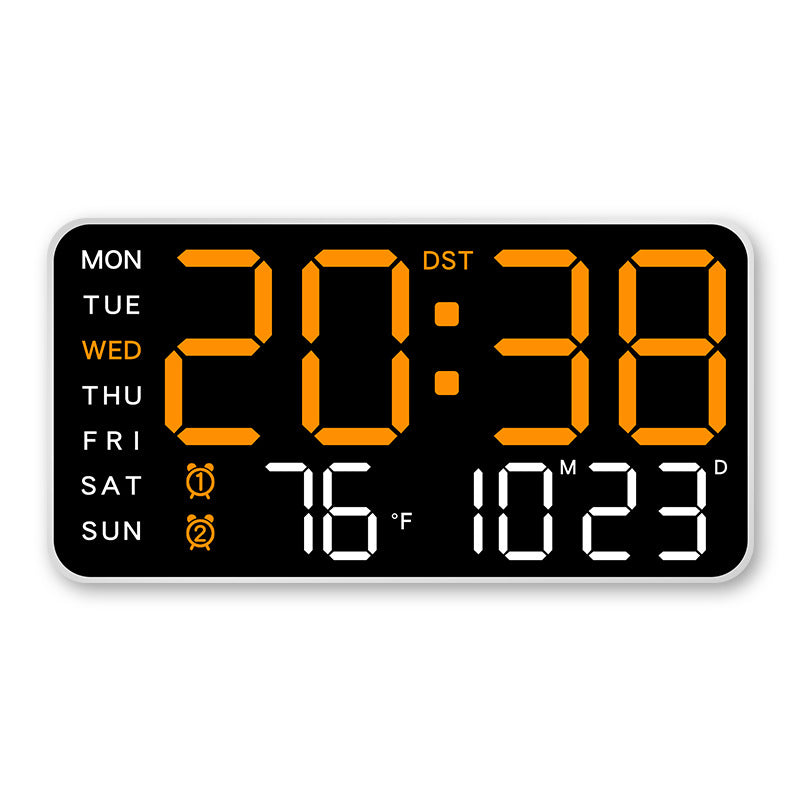 Simple Digital Clock Display Living Room