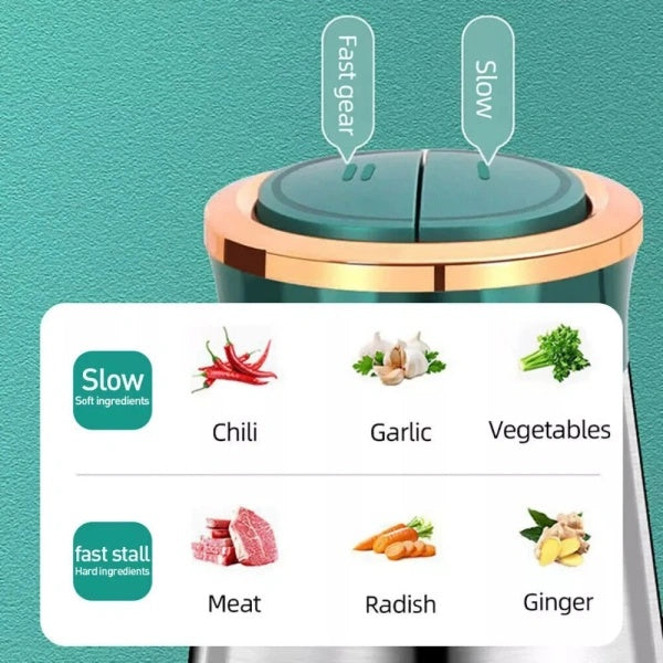 3L Electric Meat Grinder Mincer Mixer Home Blender Mini Food Chopper Processor